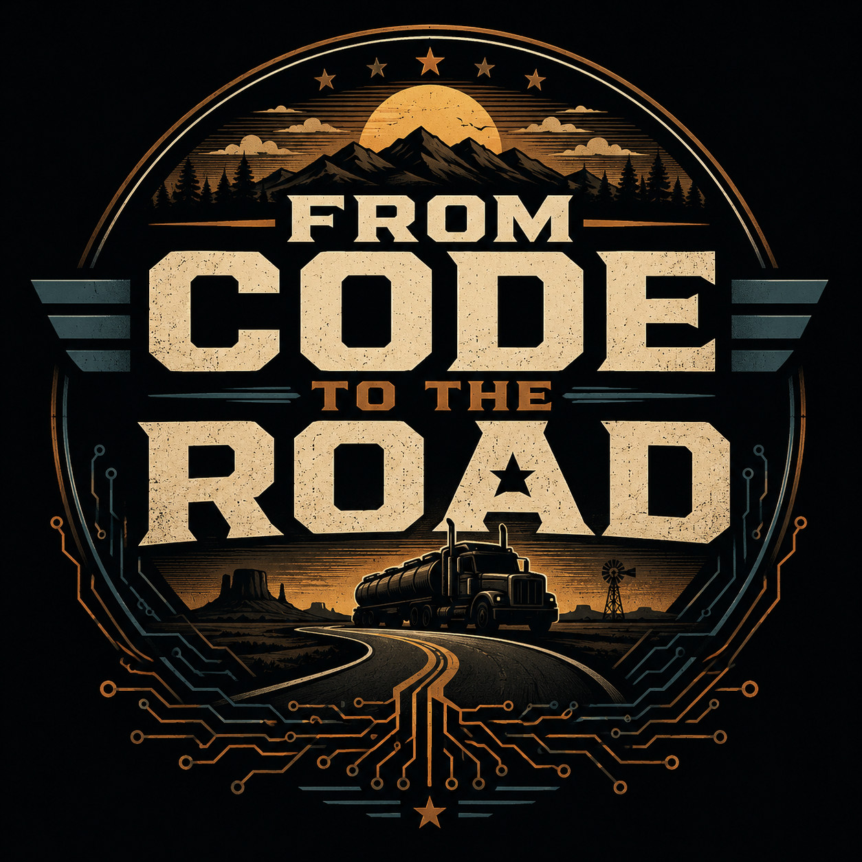From Code to the Road emblem
